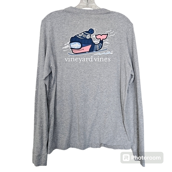 Youth Skiing Vineyard Vines long sleeve T-shirt size XL(16) - Picture 2 of 5